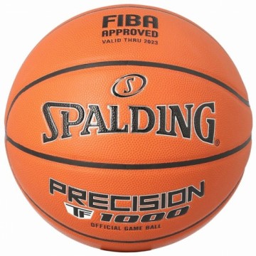 Basketbola bumba Spalding TF-1000 Precision Fiba Daudzkrāsains 6 gadi Koks