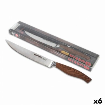 Кухонный нож Quttin Legno Нержавеющая сталь 13 cm 1,8 mm (6 штук)