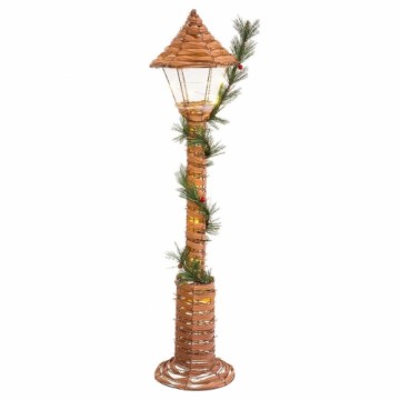 Bigbuy Home Ielas lampa Zaļš Dabisks Metāls Dabīgā Šķiedra 20 x 20 x 90 cm