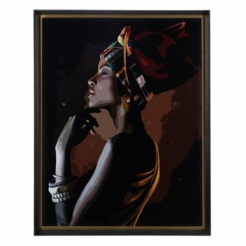 Canvas Black African Woman 84 X 4 X 106 CM