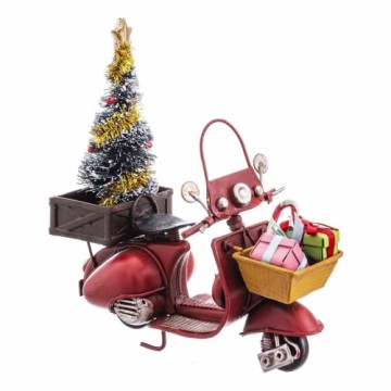 Christmas bauble Red Multicolour Motorbike 11,7 X 5,5 X 12 CM