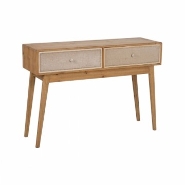 Sideboard GEREL Natural Fir wood MDF Wood Natural Fibre 115 x 37 x 80 cm