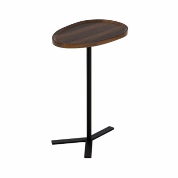 Small Side Table Brown Black 45 x 30 x 63 cm