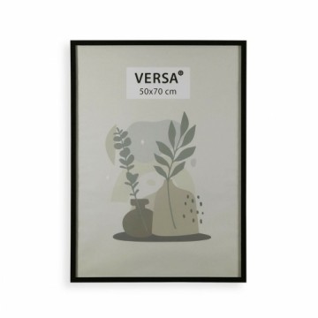 Photo frame Versa Black MDF Wood Vintage 1,2 x 72 x 52 cm