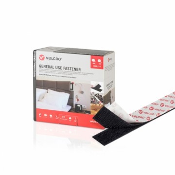 Divpusēja lente Velcro Melns 50 mm x 5 m