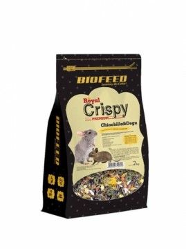 BIOFEED Royal Crispy Premium Chinchilla&Degu - food for chinchillas and degu - 2kg