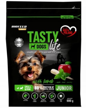 BIOFEED Tasty Life Junior Small Lamb - dry dog ​​food - 600g