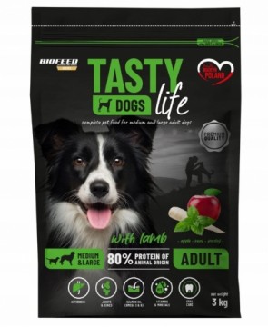 BIOFEED Tasty Life medium and large Lamb - dry dog ​​food - 3kg