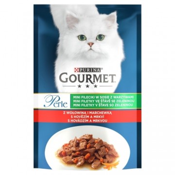 Purina Nestle PURINA Pro Plan Gourmet Perle Mini fillets in beef and carrot sauce - wet cat food - 85g