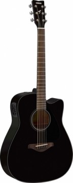 Yamaha FGX800C BL Acoustic-electric guitar 6 strings Black