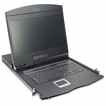 Digitus 19" KVM Konsole 19"TFT 8p Cat5, KVM-Switch