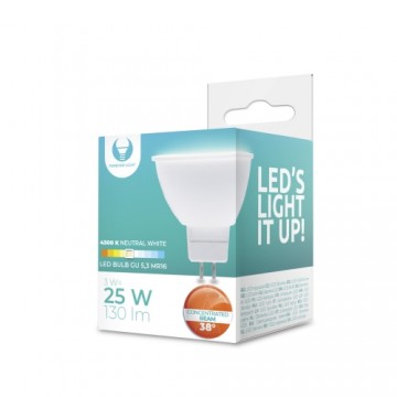 LED Bulb GU5,3 MR16 3W 12V 4500K 130lm 38° Forever Light