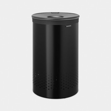 BRABANTIA Veļas grozs, 60L, Matt Black - 242380