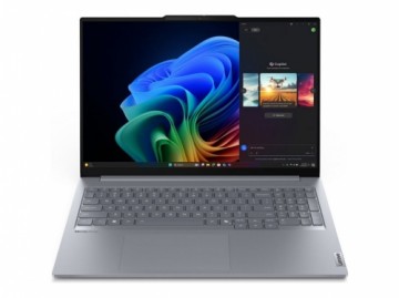 Lenovo   ThinkBook 16 G7 QOY | Luna Grey | 16 " | IPS | WUXGA | 1920 x 1200 pixels | Anti-glare | Snapdragon X Plus | X1P-42-100 | 32 GB | Soldered LPDDR5x | Solid-state drive capacity 1000 GB | Qualcomm Adreno GPU | Windows 11 Pro | 802.11be | Bluetooth 