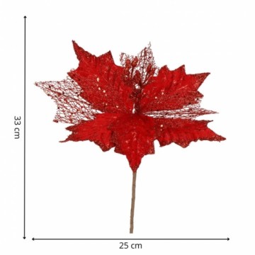 Poinsettia Ziemassvētku dekorācija  Springos CA1263