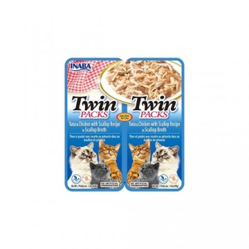 INABA CAT Twin Tuna with Chicken in Broth – cat treat – 2x40g