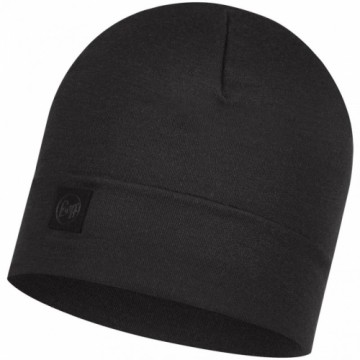 Czapka BUFF MERINO HEAVYWEIGHT BEANIE SOLID BLACK