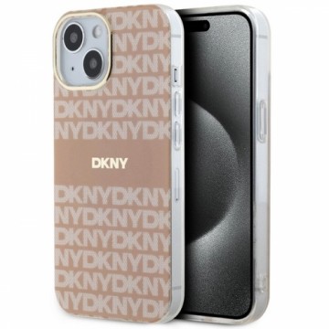 DKNY IML Mono & Stripe MagSafe Case for iPhone 15 Plus | 14 Plus - Pink