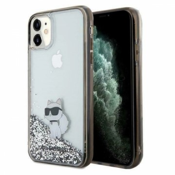 Karl Lagerfeld Liquid Glitter Choupette case for iPhone 11 | Xr - transparent