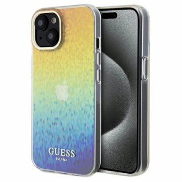 Guess IML Faceted Mirror Disco Iridescent case for iPhone 14 | 15 | 13 - multicolor