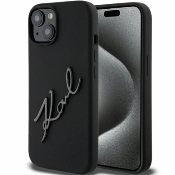 Karl Lagerfeld Silicone Karl Script case for iPhone 15 - black