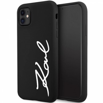 Karl Lagerfeld KLHCN61SKSVGK iPhone 11 | Xr 6.1" black|black hardcase Silicone Signature