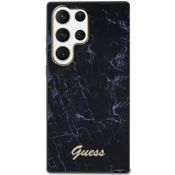 Guess GUHCS23LPCUMAK S23 Ultra S918 black|black hardcase Marble