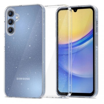 Tech-Protect FlexAir case for Samsung Galaxy A15 4G | 5G - transparent and glitter