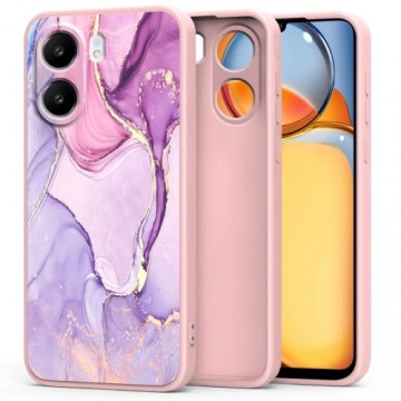 Tech-Protect Mood Case for Xiaomi Redmi 13C | Poco C65 - Pink Marble