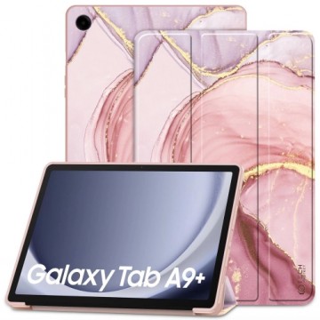 Tech-Protect SmartCase case for Samsung Galaxy Tab A9+ 11&quot; X210 | X215 | X216 - pink marble