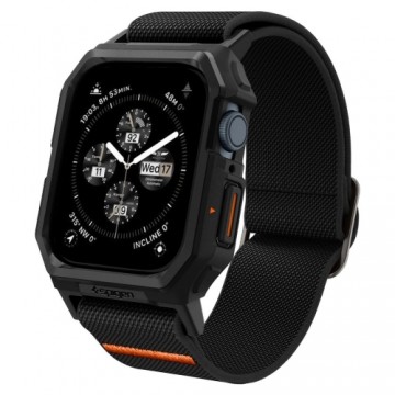 Spigen Lite Fit Pro case with strap for Apple Watch 4 | 5 | 6 | 7 | 8 | 9 | SE (44 | 45 mm) - matte black