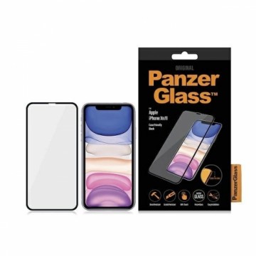 PanzerGlass E2E Super+ tempered glass for iPhone XR | 11 - with black frame