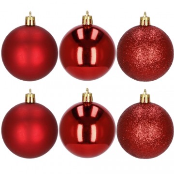 Christmas tree baubles Springos CA009 10 cm, set of 6