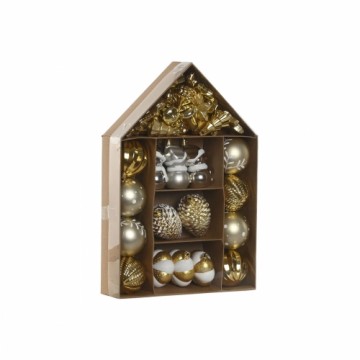 Christmas Baubles Home ESPRIT Golden PVC 24 x 6 x 35 cm