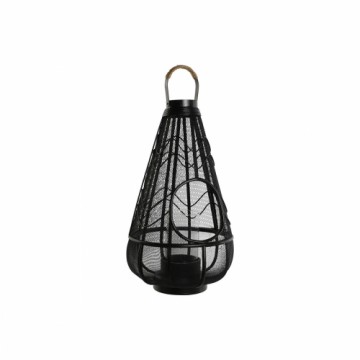 Candleholder Home ESPRIT Black Metal 28 x 28 x 50 cm