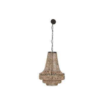 Ceiling Light Home ESPRIT Brown Natural Wood Metal 56,5 x 56,5 x 144 cm