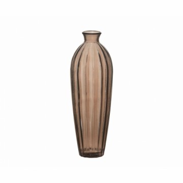 Vase Alexandra House Living Dala Brown recycled glass 11 x 30 x 11 cm