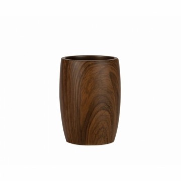 Toothbrush Holder Alexandra House Living Brown Polyresin 8 x 11 x 8 cm