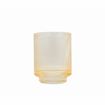 Toothbrush Holder Alexandra House Living Yellow Crystal 8 x 10 x 8 cm