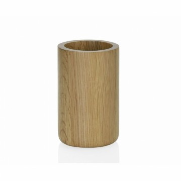 Toothbrush Holder Alexandra House Living Beige oak wood 7 x 11 x 7 cm