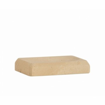 Soap dish Alexandra House Living Beige Stone 9 x 2 x 13 cm