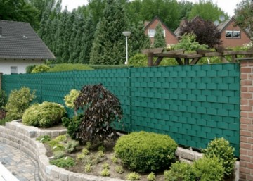 Fence stripe MIKKO Economy 4,75x3500cm RAL6005, green + 28 pcs. holders