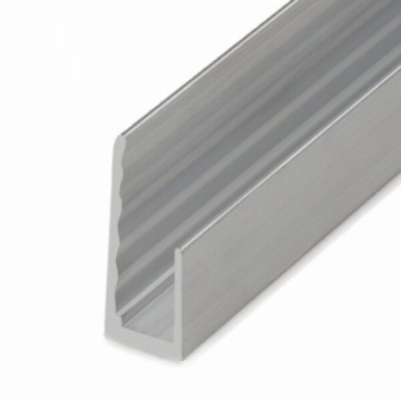 Aluminum end profile ALU-U 6mm for polycarbonate sheets, 2100mm