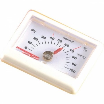 Hygrometer TENAX, measures air humidity, white