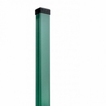 Fence post 60x40x2000mm, 1,3mm, ZN + RAL6005 (green)