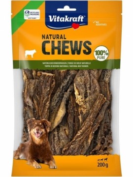 VITAKRAFT Chews Pure Beef Tripe - dog treat - 200g