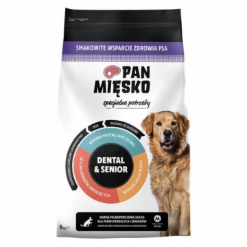 PAN MIĘSKO Specjalne potrzeby Dental & Senior (senior) chrupki M - Karma sucha dla psa - 3kg