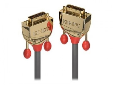 Lindy Gold - DVI cable - DVI-D to DVI-D - 10 m