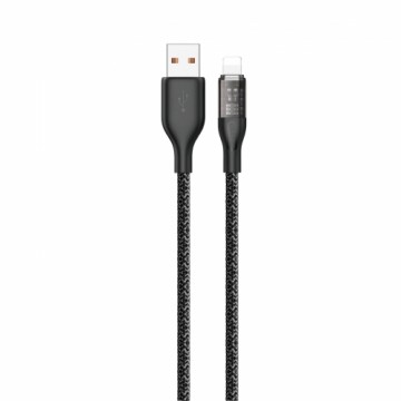 Fast charging cable 30W 1m USB - Lightning Dudao L22L - gray