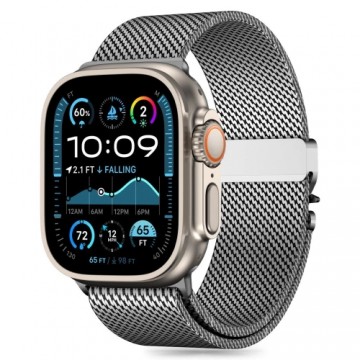 Tech-Protect Milano Strap for Apple Watch 6 | 7 | 8 | 9 | 10 | SE | Ultra 1 | 2 (44 | 45 | 46 | 49 MM) - Silver